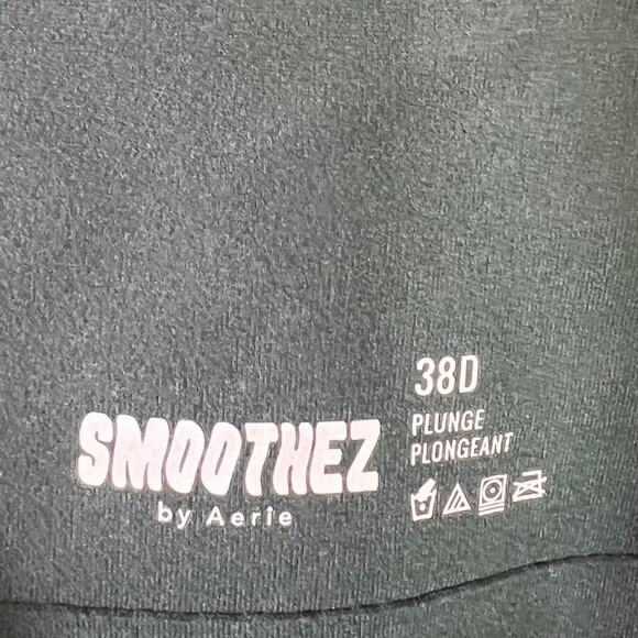 Aerie SMOOTHEZ Pull On Push Up Bra Womens 38D Green Seamless Underwire Padded - Picture 5 of 5